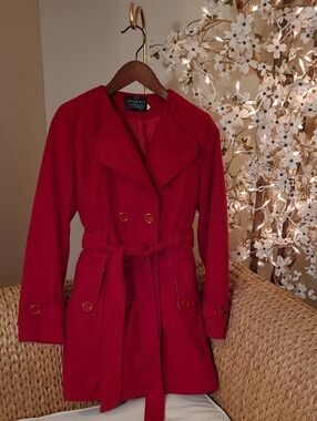 Red Pea Coat